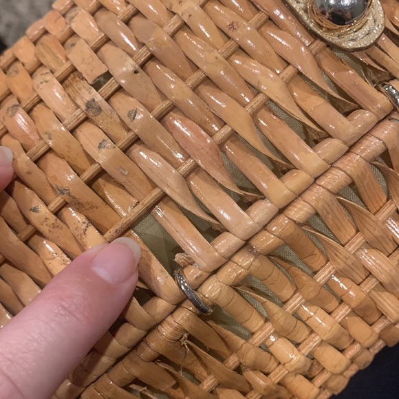 Kate Spade Vintage Wicker Handbag.